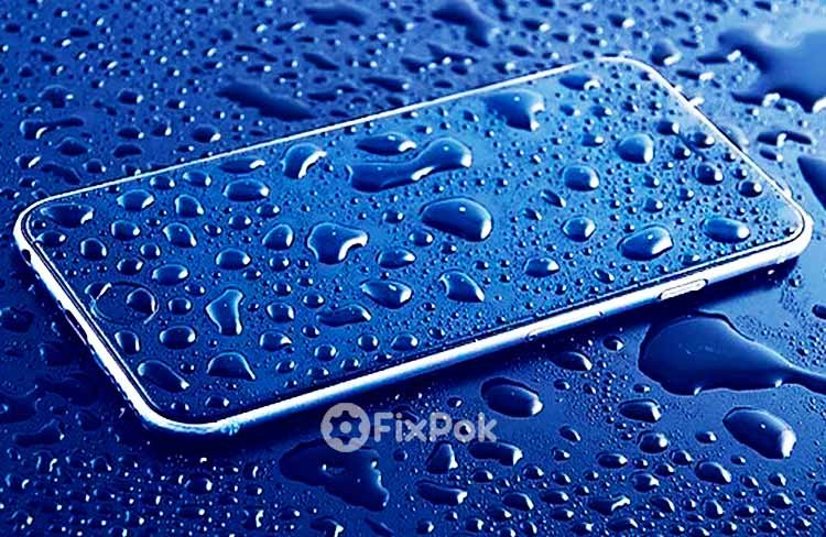 celular mojado